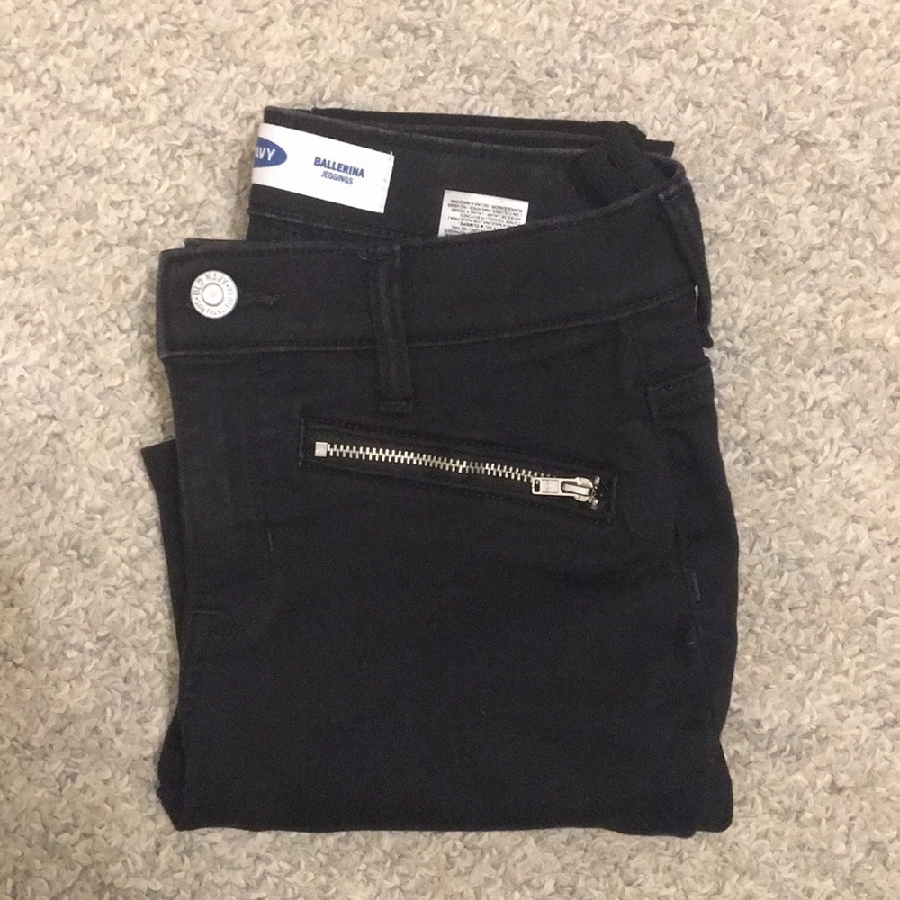 Black/Silver detailing Old Navy Ballerina Jeggings